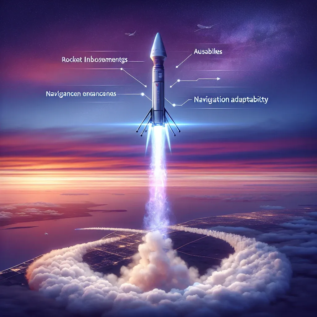 "SpaceX engineers working on reusable rocket booster AI navigation systems, showcasing advanced technology and innovation in rocket reusability testing."